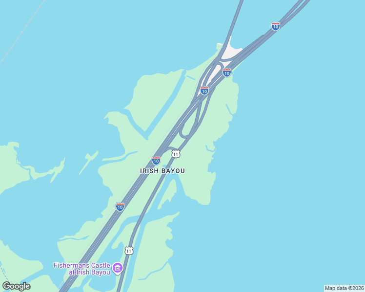 map of restaurants, bars, coffee shops, grocery stores, and more near 3337 Route 11 in New Orleans