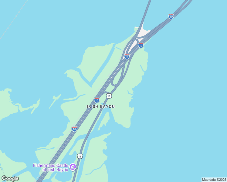 map of restaurants, bars, coffee shops, grocery stores, and more near 3337 Route 11 in New Orleans