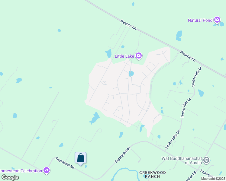 map of restaurants, bars, coffee shops, grocery stores, and more near 15240 Sweet Mimosa Drive in Del Valle