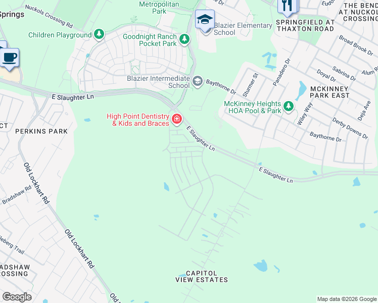 map of restaurants, bars, coffee shops, grocery stores, and more near 9308 Capitol View Dr in Austin