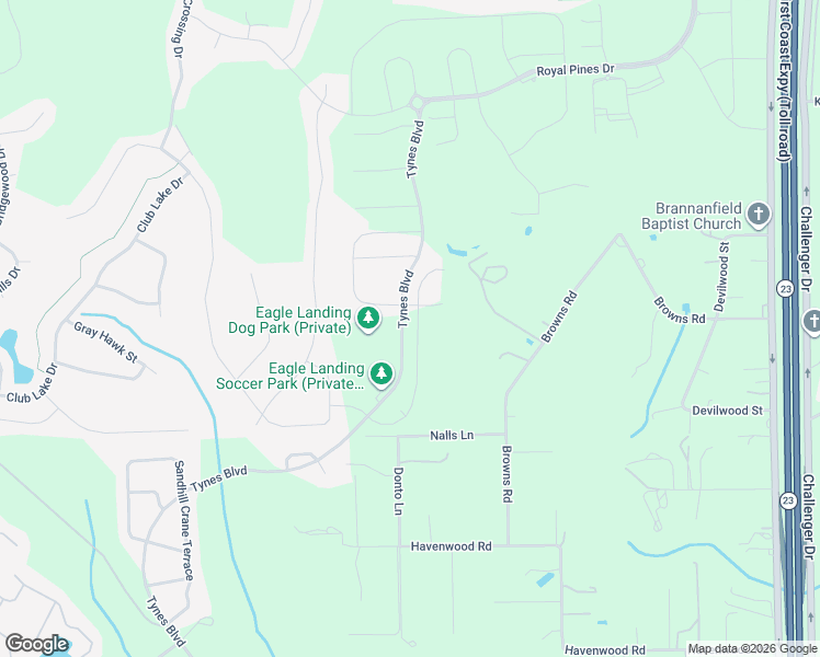 map of restaurants, bars, coffee shops, grocery stores, and more near 1071 Oakland Hills Avenue in Middleburg