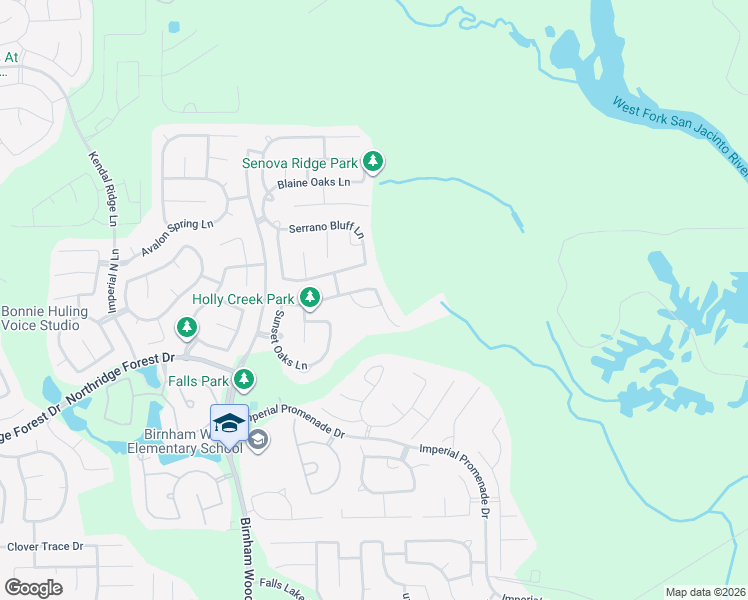 map of restaurants, bars, coffee shops, grocery stores, and more near 3760 Ginger Creek Lane in Spring