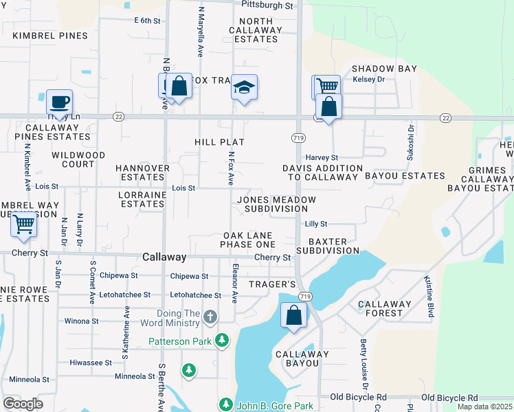 map of restaurants, bars, coffee shops, grocery stores, and more near 179 Reagan Road in Panama City