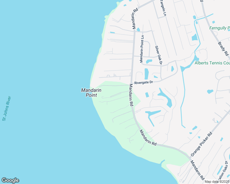 map of restaurants, bars, coffee shops, grocery stores, and more near 13224 Mandarin Road in Jacksonville