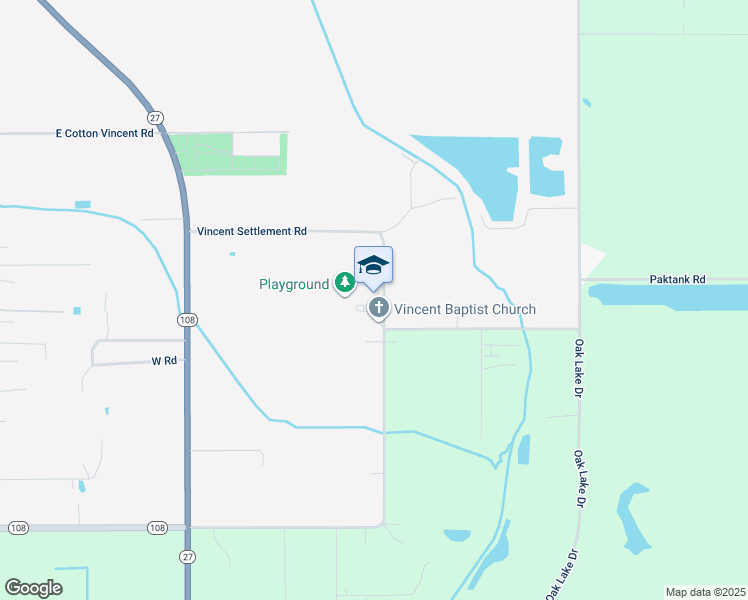map of restaurants, bars, coffee shops, grocery stores, and more near 1072 Vincent Settlement Road in Sulphur