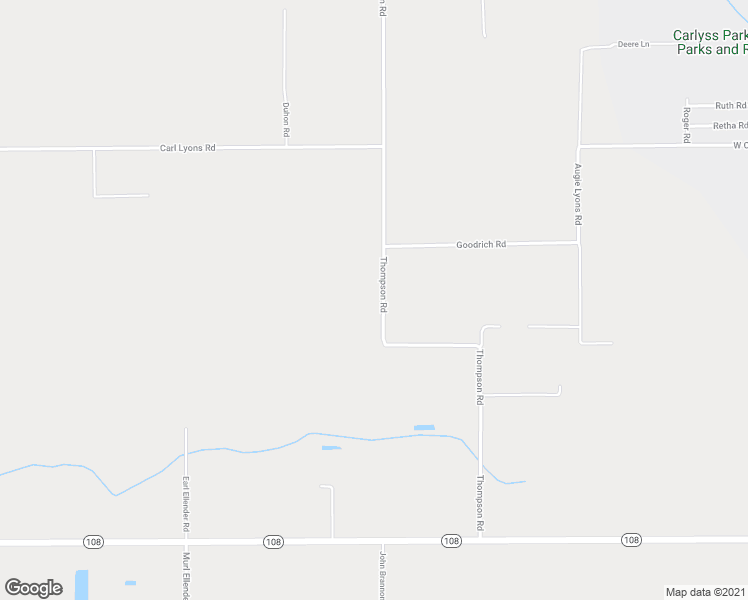 map of restaurants, bars, coffee shops, grocery stores, and more near 6460 Thompson Rd in Sulphur