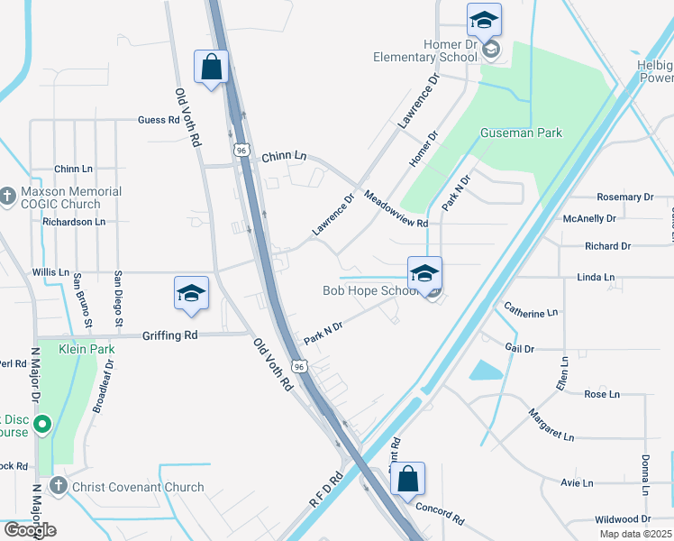 map of restaurants, bars, coffee shops, grocery stores, and more near 5955 Sunnydale Street in Beaumont