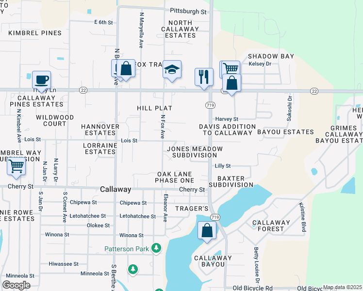 map of restaurants, bars, coffee shops, grocery stores, and more near 179 Reagan Road in Panama City