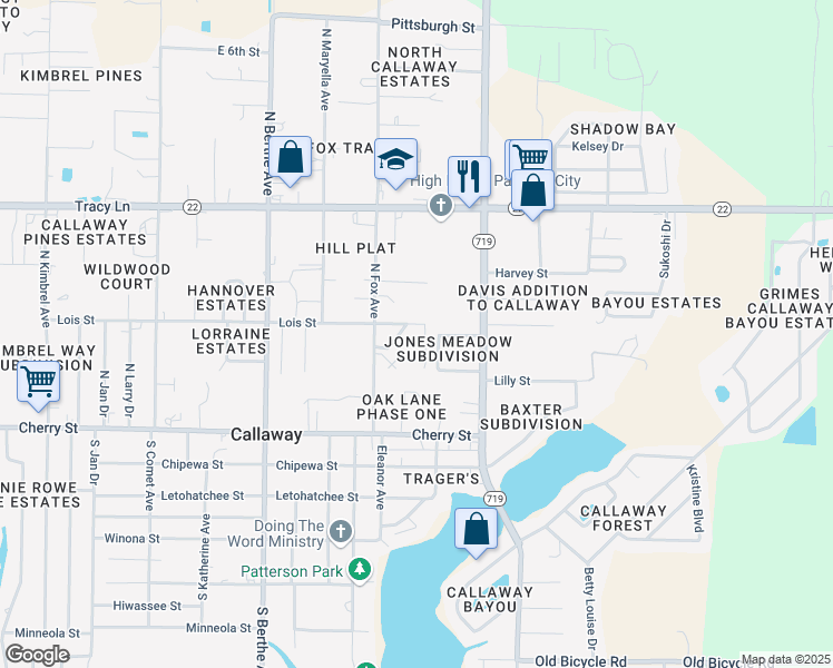 map of restaurants, bars, coffee shops, grocery stores, and more near 179 Reagan Road in Panama City