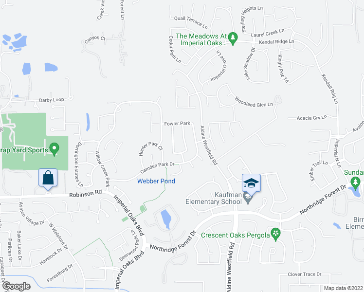 map of restaurants, bars, coffee shops, grocery stores, and more near 32406 Golden Oak Park Lane in Conroe