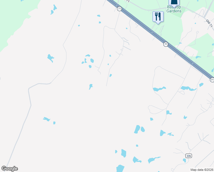 map of restaurants, bars, coffee shops, grocery stores, and more near 261 Fawn Ridge Road in Cedar Creek