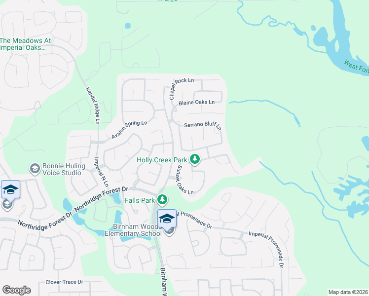 map of restaurants, bars, coffee shops, grocery stores, and more near 3714 Pinebrook Hollow Lane in Spring