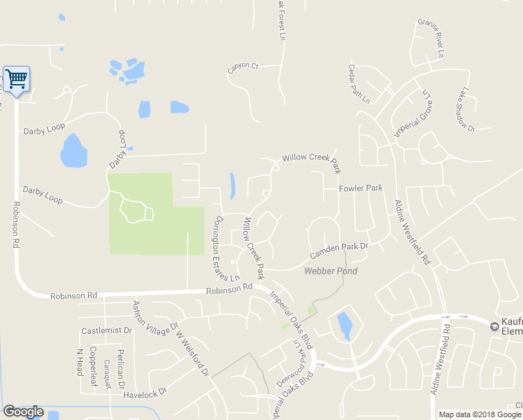 map of restaurants, bars, coffee shops, grocery stores, and more near 31635 Trails Park Lane in Conroe
