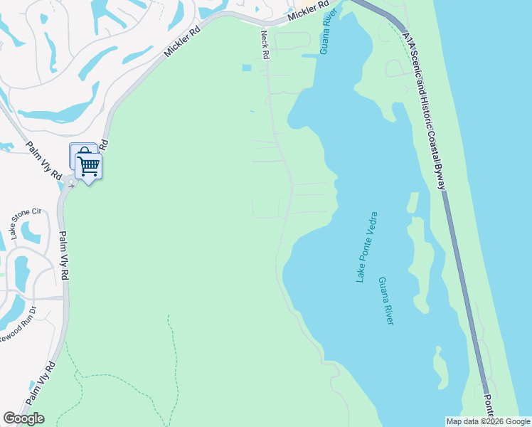 map of restaurants, bars, coffee shops, grocery stores, and more near 209 Duckwood Lane in Ponte Vedra Beach