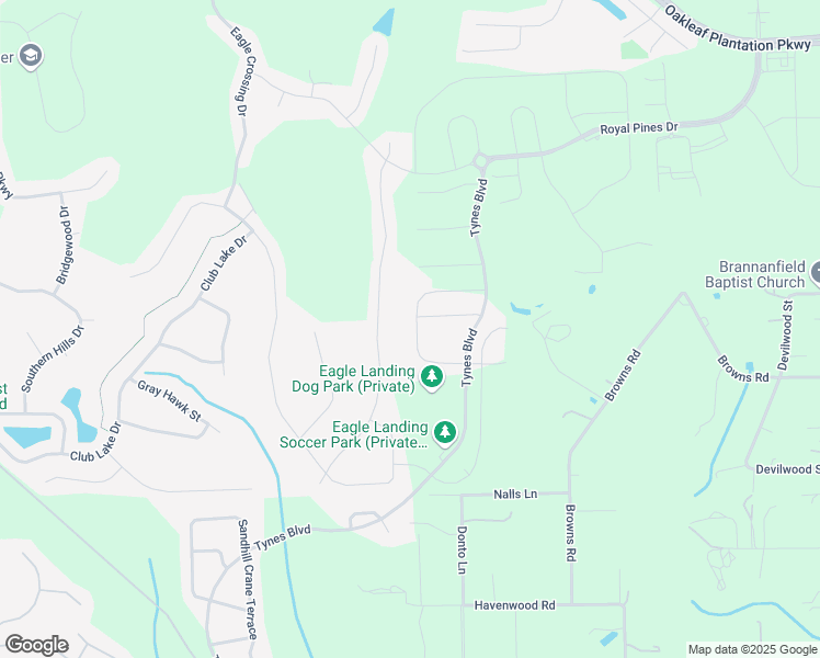 map of restaurants, bars, coffee shops, grocery stores, and more near 975 Laurel Valley Drive in Orange Park