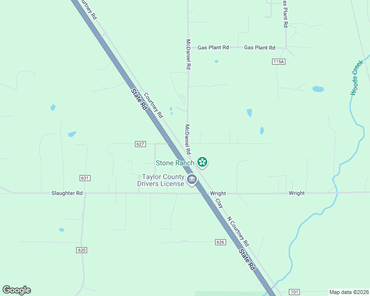 map of restaurants, bars, coffee shops, grocery stores, and more near 2634 Slaughter Road in Perry