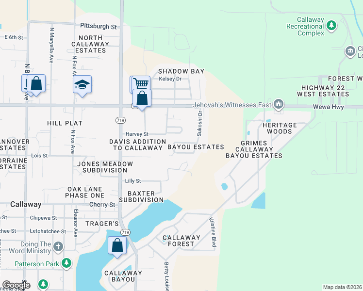 map of restaurants, bars, coffee shops, grocery stores, and more near 250 Nelle Street in Panama City