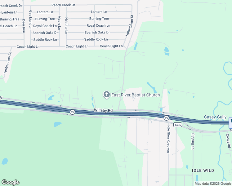 map of restaurants, bars, coffee shops, grocery stores, and more near 20188 Willaby Rd in New Caney