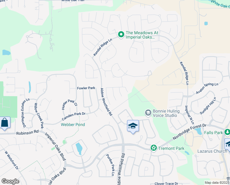 map of restaurants, bars, coffee shops, grocery stores, and more near 31706 Regal Park Court in Conroe