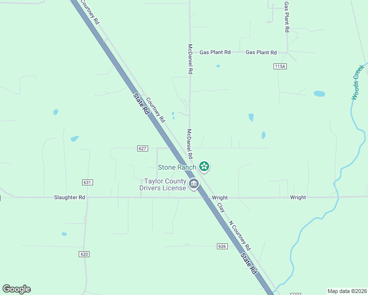 map of restaurants, bars, coffee shops, grocery stores, and more near 2634 Slaughter Road in Perry