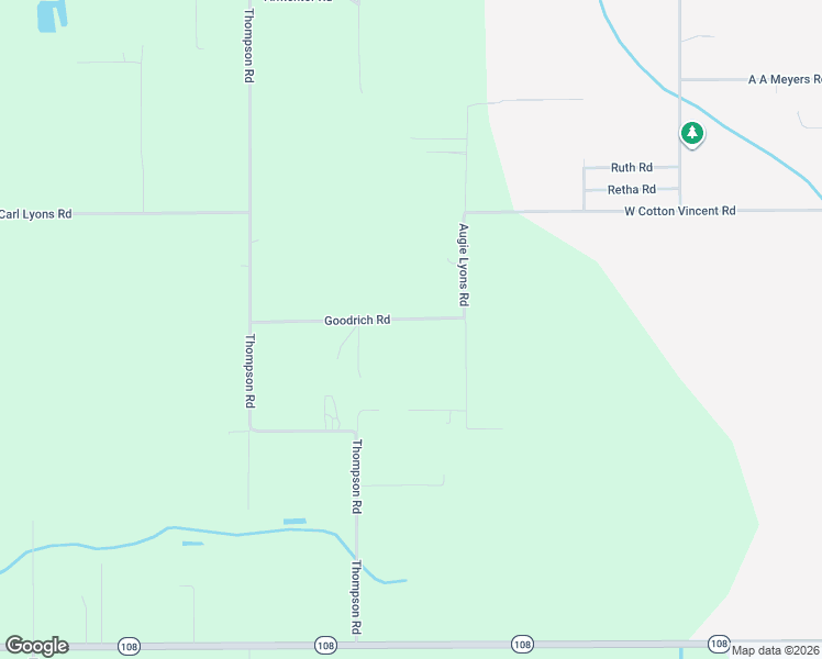 map of restaurants, bars, coffee shops, grocery stores, and more near 976 Goodrich Road in Sulphur