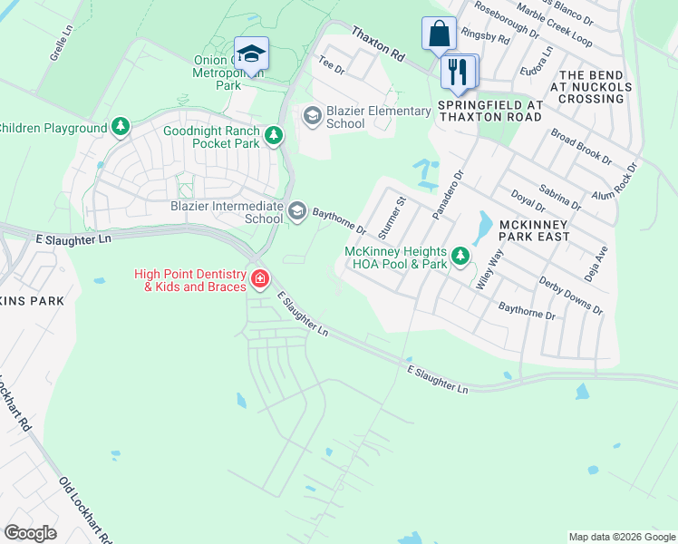 map of restaurants, bars, coffee shops, grocery stores, and more near 8928 Ipswich Bay Drive in Austin