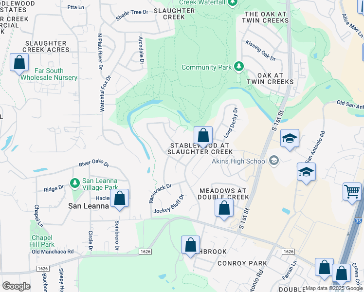 map of restaurants, bars, coffee shops, grocery stores, and more near 10912 Sea Hero Lane in Austin