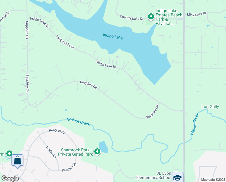 map of restaurants, bars, coffee shops, grocery stores, and more near 19602 Sapphire Circle in Magnolia