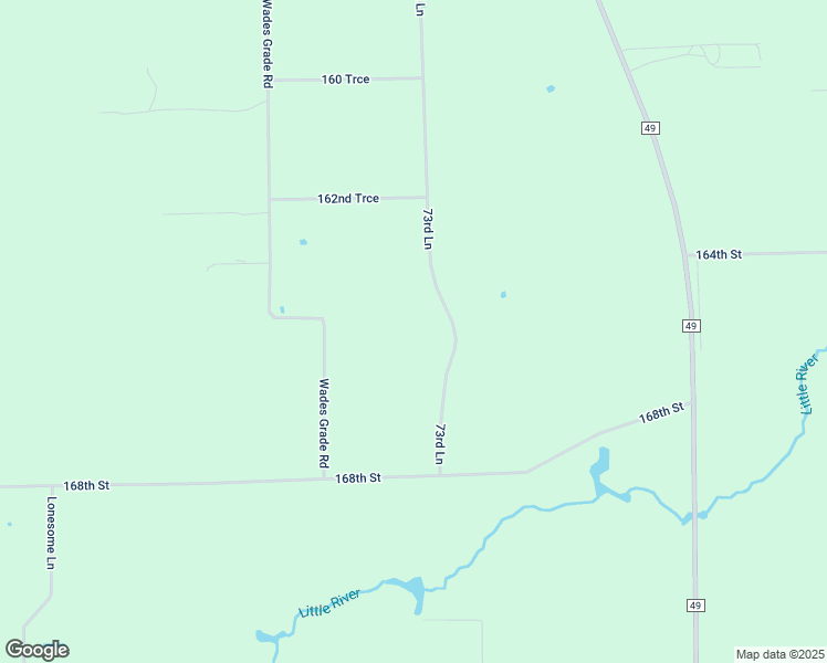 map of restaurants, bars, coffee shops, grocery stores, and more near 73rd Lane in Wellborn