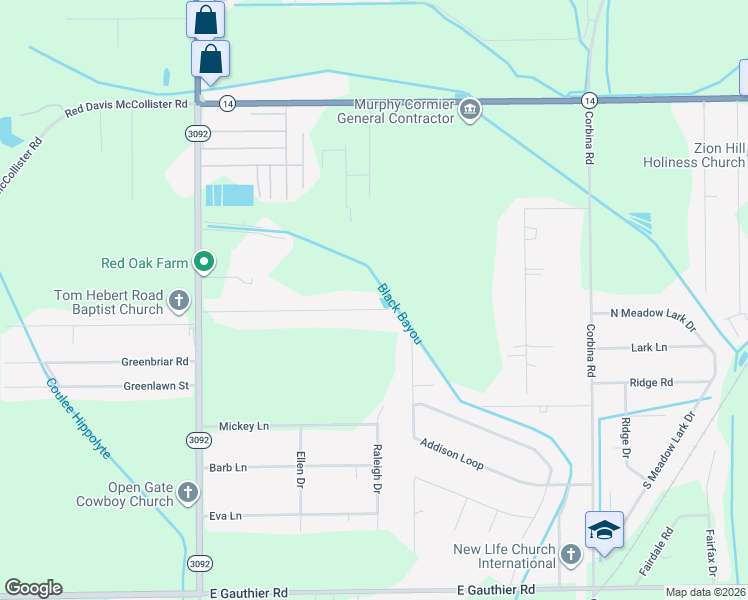map of restaurants, bars, coffee shops, grocery stores, and more near 2916 Todd Jude Rd in Lake Charles