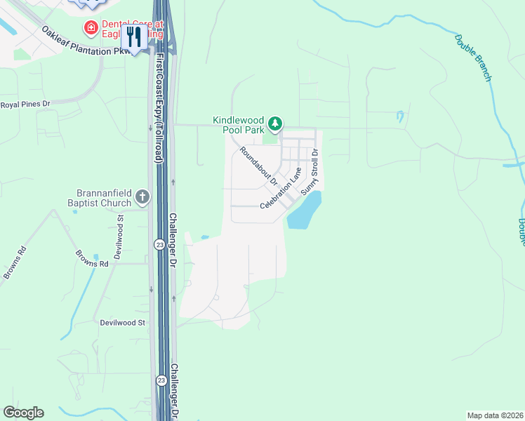 map of restaurants, bars, coffee shops, grocery stores, and more near 805 Celebration Lane in Middleburg