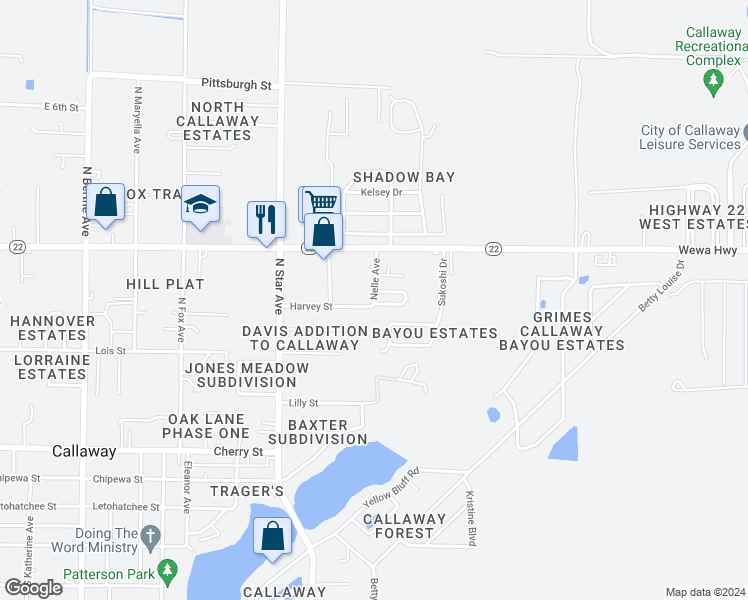 map of restaurants, bars, coffee shops, grocery stores, and more near 273 Nelle Street in Panama City