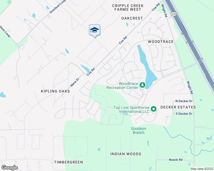 map of restaurants, bars, coffee shops, grocery stores, and more near 2025 Green Terrace Lane in Pinehurst