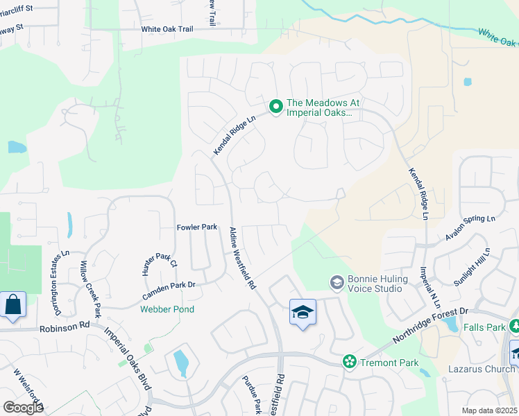 map of restaurants, bars, coffee shops, grocery stores, and more near 31831 Forest Oak Lane in Conroe