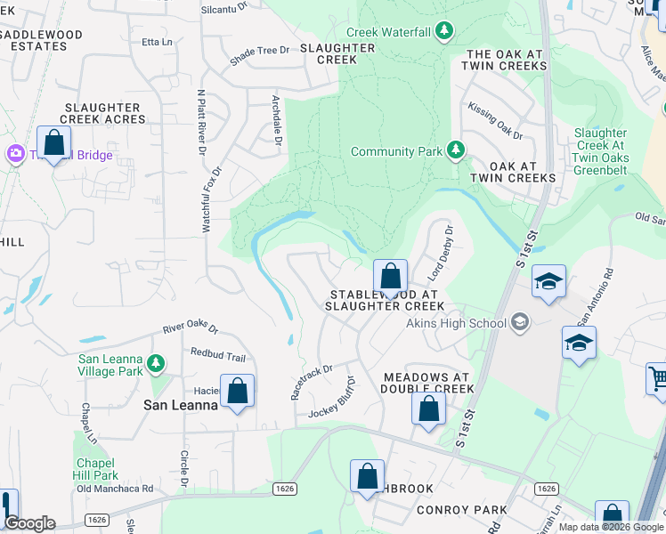 map of restaurants, bars, coffee shops, grocery stores, and more near 10808 Sea Hero Court in Austin