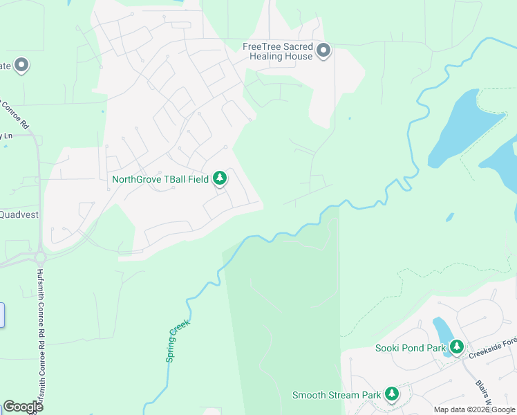 map of restaurants, bars, coffee shops, grocery stores, and more near 7323 Spring Lake Drive in Magnolia