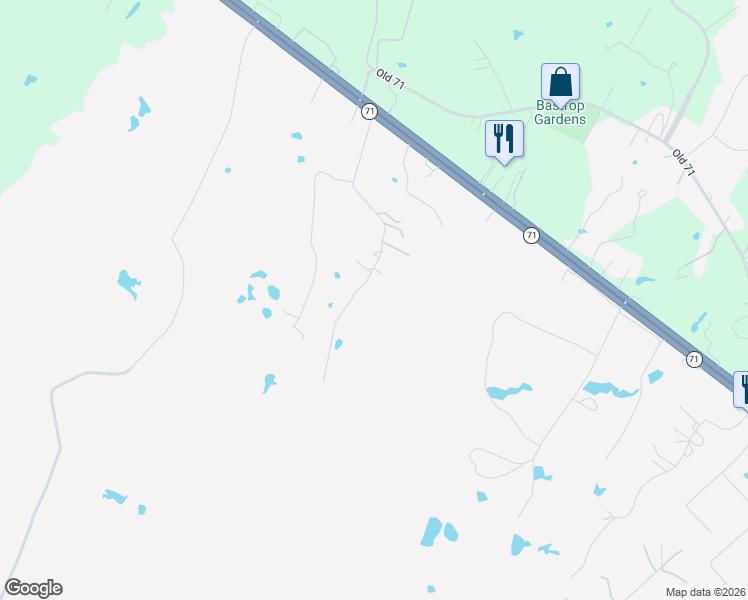 map of restaurants, bars, coffee shops, grocery stores, and more near 191 Fawn Ridge Road in Cedar Creek