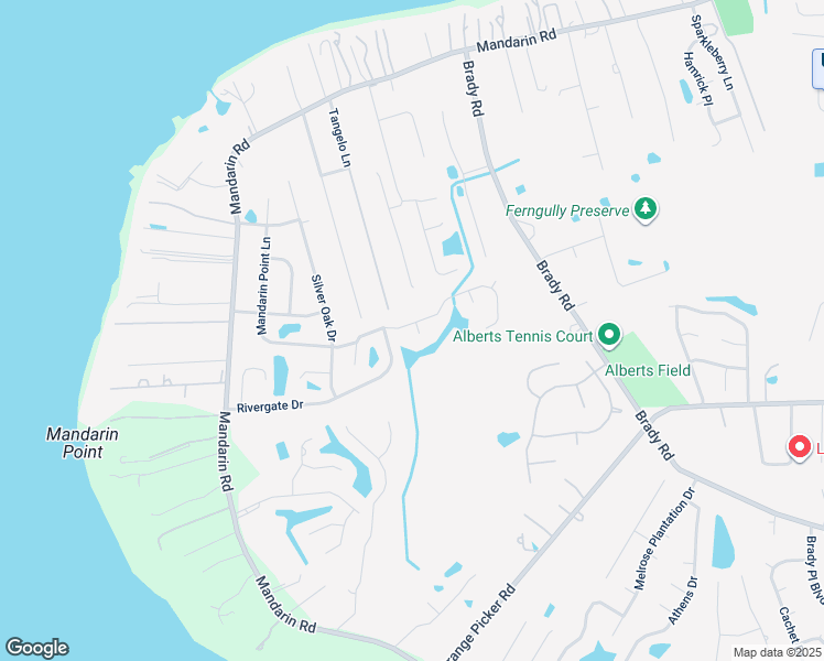 map of restaurants, bars, coffee shops, grocery stores, and more near 13132 Rivergate Way in Jacksonville
