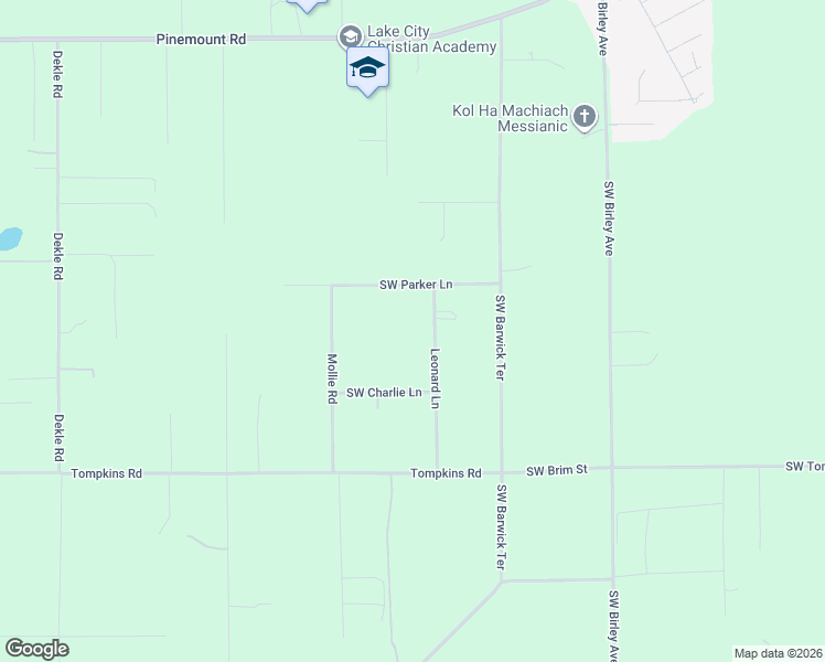map of restaurants, bars, coffee shops, grocery stores, and more near 248 Leonard Lane in Lake City