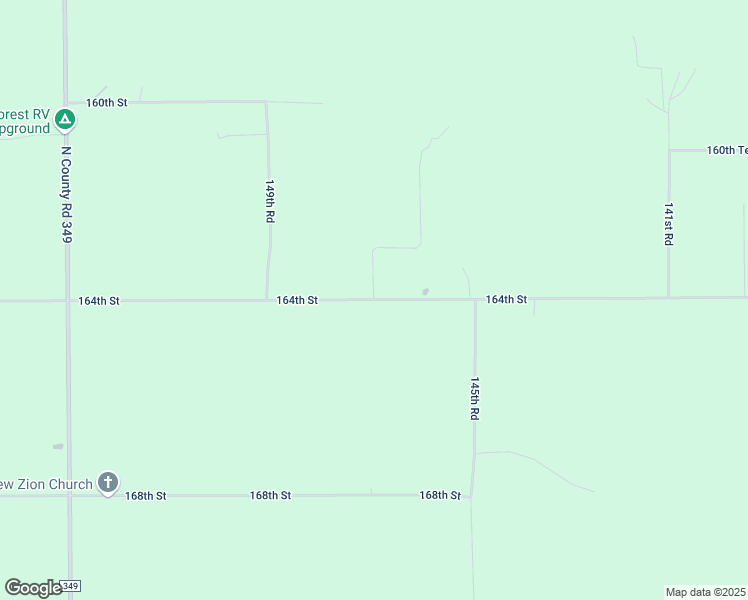 map of restaurants, bars, coffee shops, grocery stores, and more near 164th Street in Suwannee County