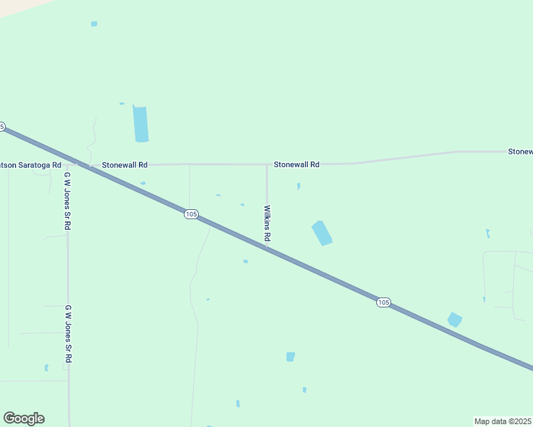 map of restaurants, bars, coffee shops, grocery stores, and more near 15405 Wilkins Road in Sour Lake