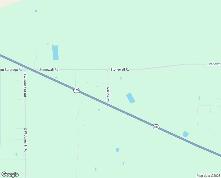 map of restaurants, bars, coffee shops, grocery stores, and more near 15405 Wilkins Road in Sour Lake