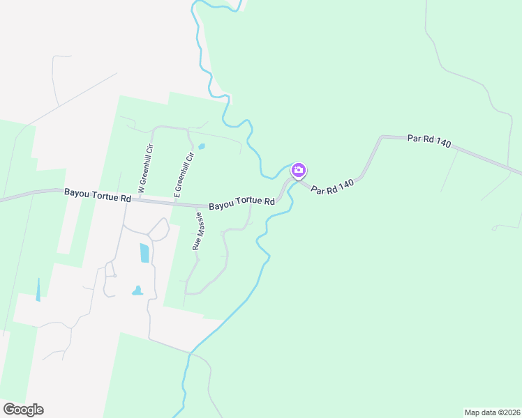 map of restaurants, bars, coffee shops, grocery stores, and more near 1100 Bayou Tortue Road in Broussard