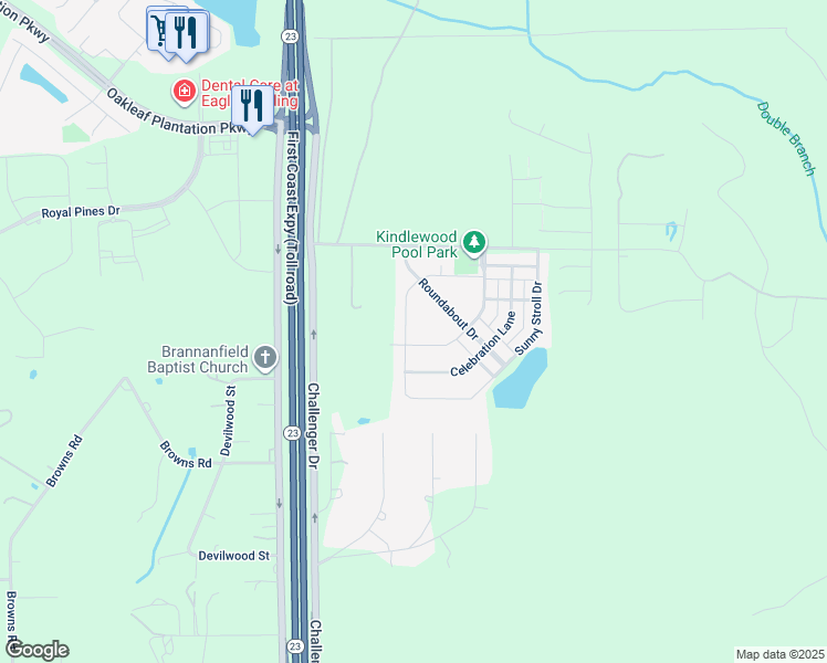 map of restaurants, bars, coffee shops, grocery stores, and more near 874 Sunny Stroll Drive in Middleburg