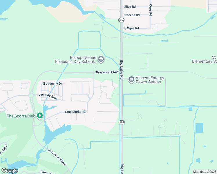 map of restaurants, bars, coffee shops, grocery stores, and more near 5851 Gray Market Drive in Lake Charles