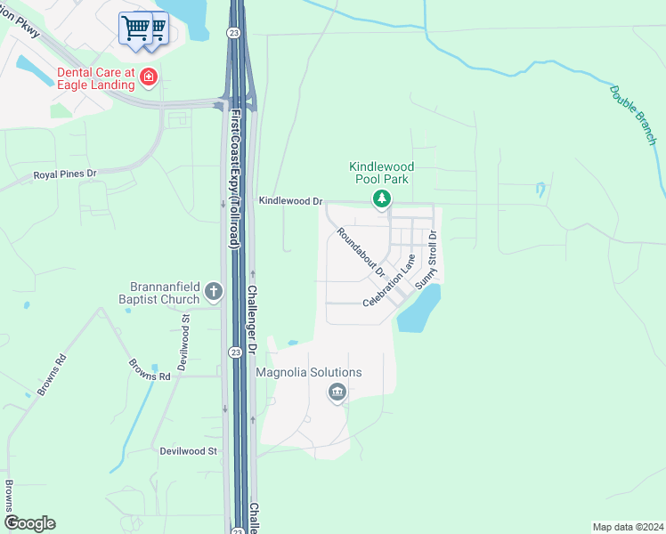 map of restaurants, bars, coffee shops, grocery stores, and more near 878 Sunny Stroll Drive in Middleburg