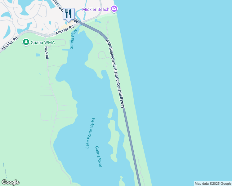 map of restaurants, bars, coffee shops, grocery stores, and more near 1158 Ponte Vedra Boulevard in Ponte Vedra Beach