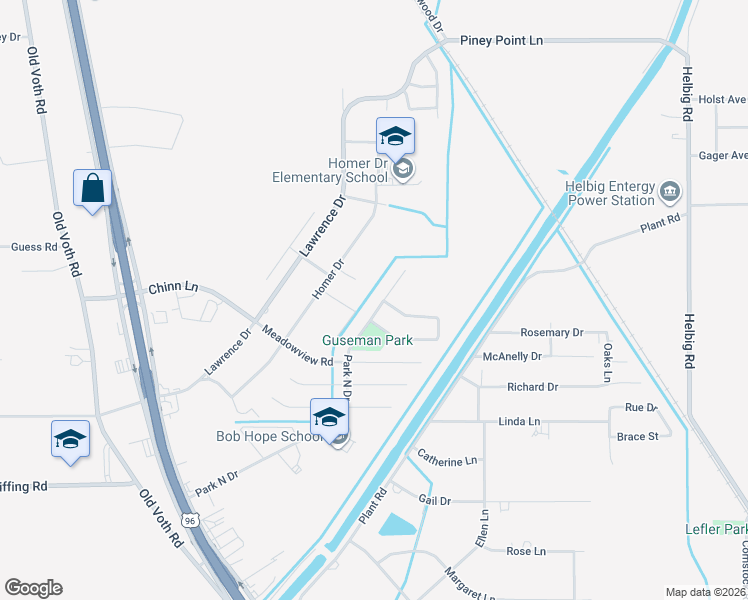 map of restaurants, bars, coffee shops, grocery stores, and more near 8245 Park North Drive in Beaumont