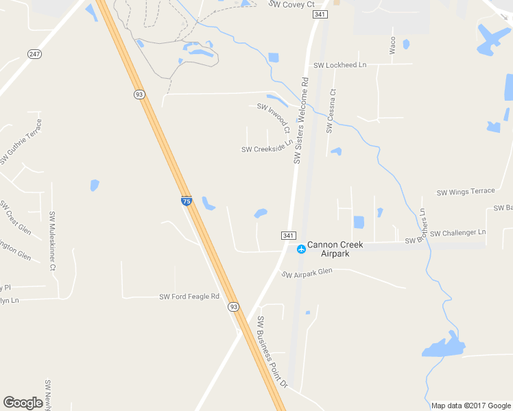 map of restaurants, bars, coffee shops, grocery stores, and more near 2240 Southwest Sisters Welcome Road in Lake City