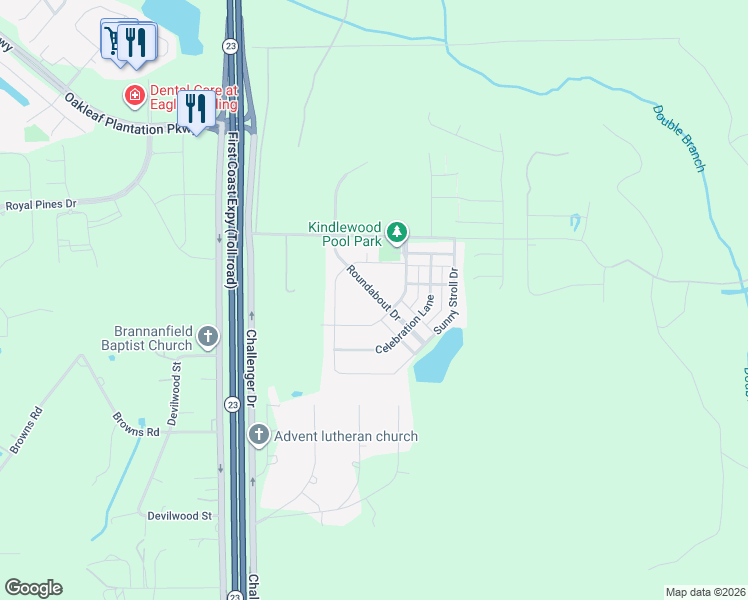 map of restaurants, bars, coffee shops, grocery stores, and more near 3289 Roundabout Drive in Middleburg